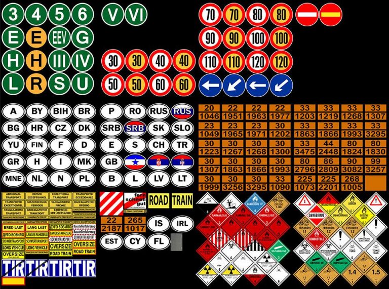 SIGNS ON YOUR TRUCK V1.1.00.09 MOD