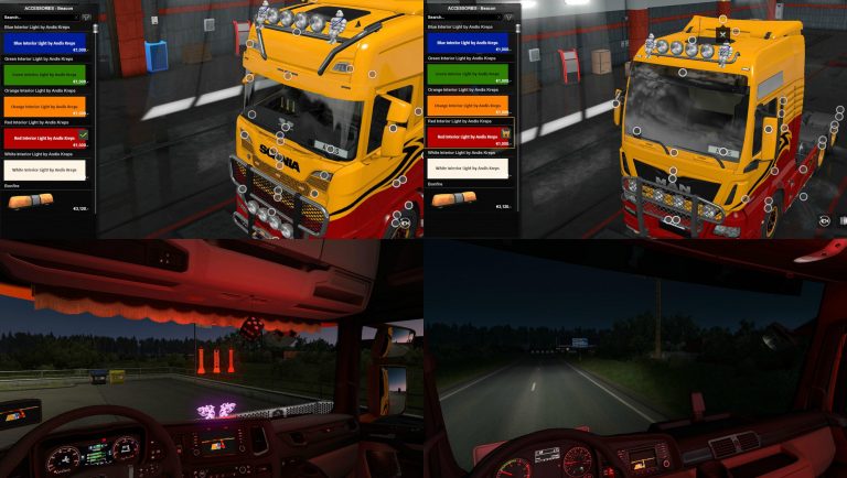 INTERIOR LIGHTS BY ANDIS KREPS V5.0 ETS2