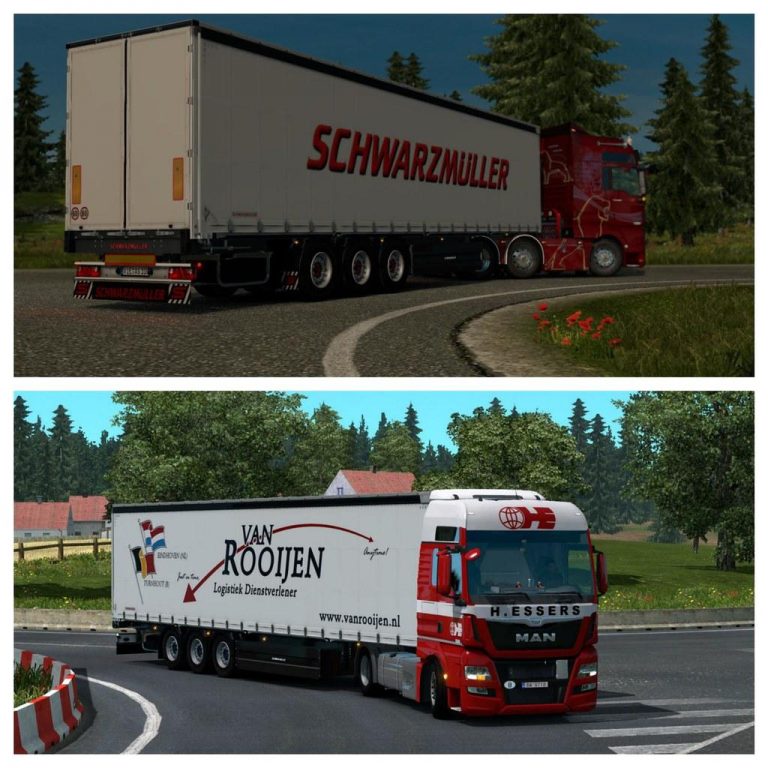OWNABLE TRAILER SCHWARZMULLER SPA 3E FIXED VERSION V3.1 ETS2