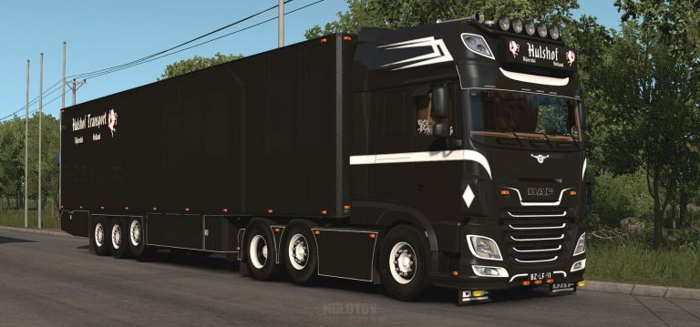 DAF XF RAGNAR HULSHOF AND TRAILER 1.35 TRUCK