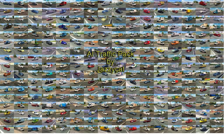 AI TRAFFIC PACK BY JAZZYCAT V10.2 MOD