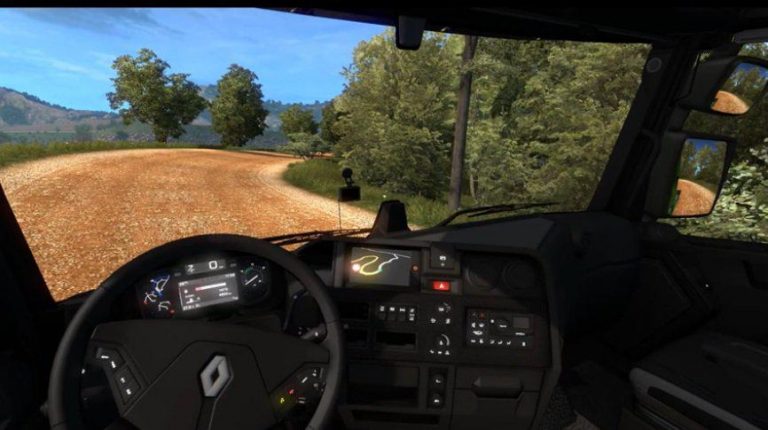 RENAULT T DARK INTERIOR 1.36.X MOD