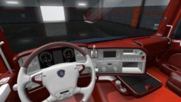 Scania T Rjl Red Interior By Hubobubo 1 35 X Mod Euro