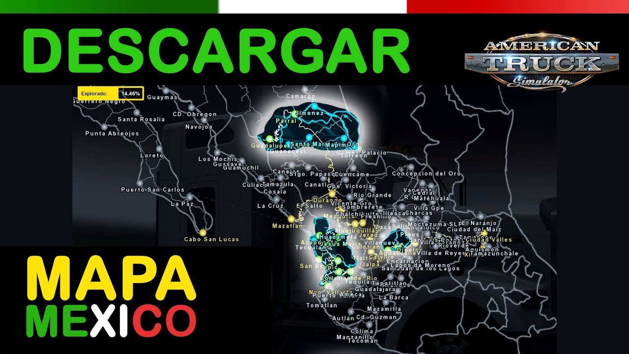 Como Instalar Mapa De Mexico Sin Errores Tutorial American Truck Simulator Euro Truck 9885