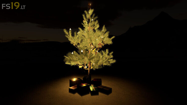 Christmas Market Trees v 1.0 – FS19 mods / Farming Simulator 19 mods