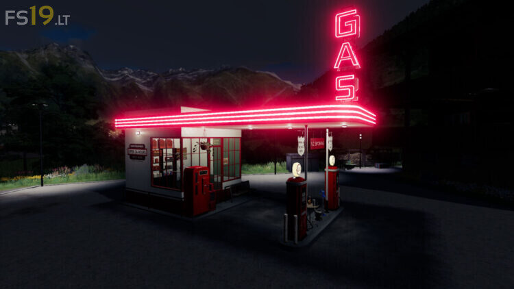 Old Gas Station v 1.0 – FS19 mods / Farming Simulator 19 mods