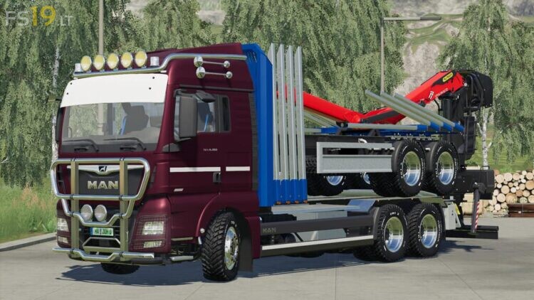 MAN TGX Forest Special v 1.0 – FS19 mods / Farming Simulator 19 mods