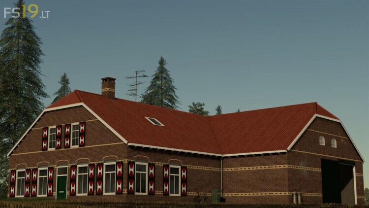 Old Styled Farmhouse with Barn v 2.0 – FS19 mods / Farming Simulator 19 mods
