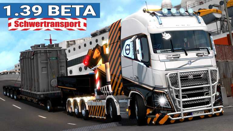ETS2 1.39 Open Beta I VOLVO FH16 2012 MEGA MOD Schwertransport [#1613] EURO TRUCK SIMULATOR 2