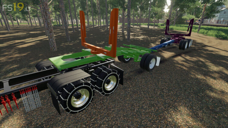 Artic Jeep & Pole Logging Trailers v 1.0 – FS19 mods / Farming Simulator 19 mods