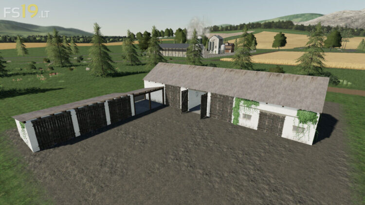 Placeable Cowshed v 1.0 – FS19 mods / Farming Simulator 19 mods