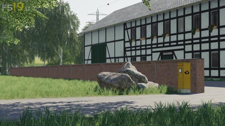 Brick Wall Pack v 1.0 – FS19 mods / Farming Simulator 19 mods