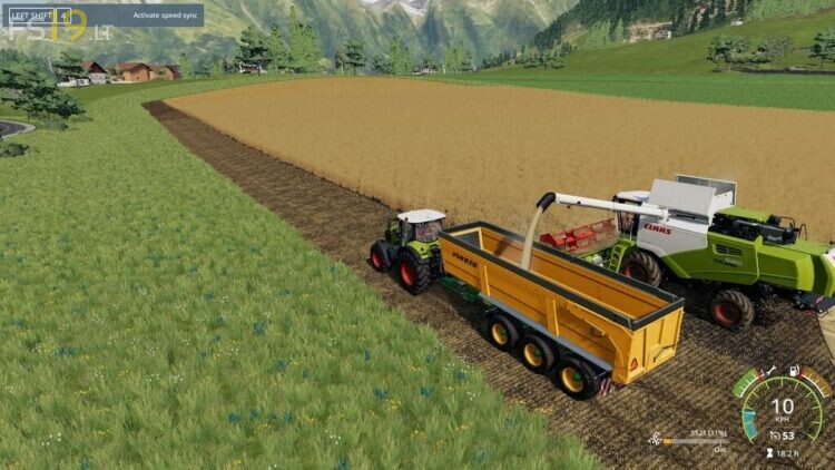 Vehicle Speed Sync v 1.0 – FS19 mods / Farming Simulator 19 mods