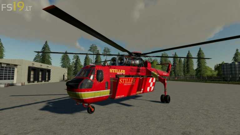 Forestry Helicopter v 1.0 – FS19 mods / Farming Simulator 19 mods