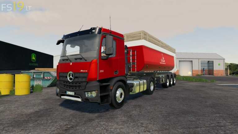 Mercedes Benz Arocs 4×2 v 2.0 – FS19 mods / Farming Simulator 19 mods