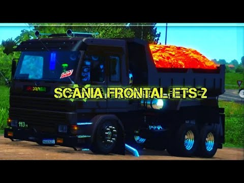 SCANIA FRONTAL VERMELHA QUALIFICADA NO ETS 2 MOD PRÉVIA DO ROLÊ