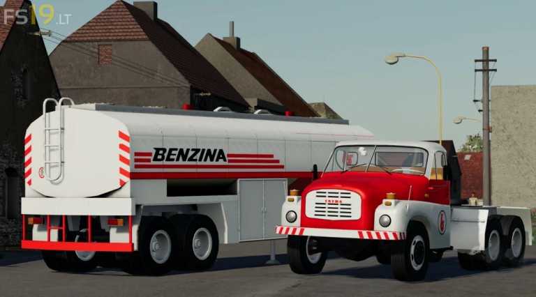 Tatra 148 Benzina & Trailer v 1.0 – FS19 mods / Farming Simulator 19 mods