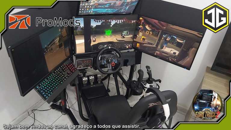 Euro Truck Simulator 2/ Pro Mods 2.51/ 3 Telas/ Go Pro/ Episódio 6