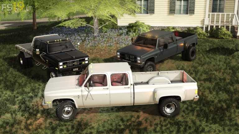 1982 Chevrolet K30 Crew Cab Dually v 1.0 – FS19 mods / Farming Simulator 19 mods
