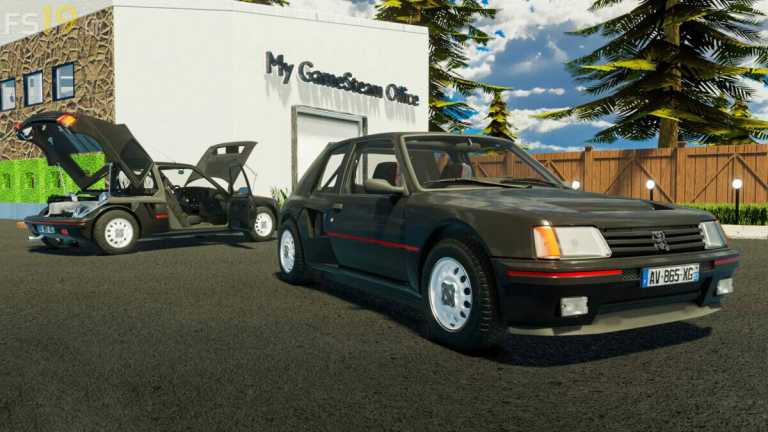 1984 Peugeot 205 Turbo v 1.0 – FS19 mods / Farming Simulator 19 mods