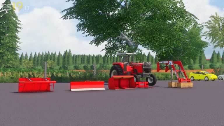 AGM Frontloader Tools and Big Bags Pack v 1.0 – FS19 mods / Farming Simulator 19 mods