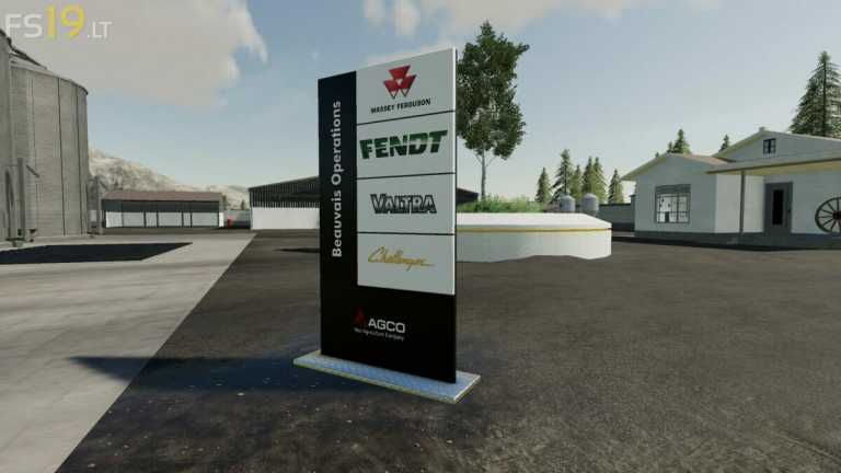 Agco Dealer Sign v 1.0 – FS19 mods / Farming Simulator 19 mods