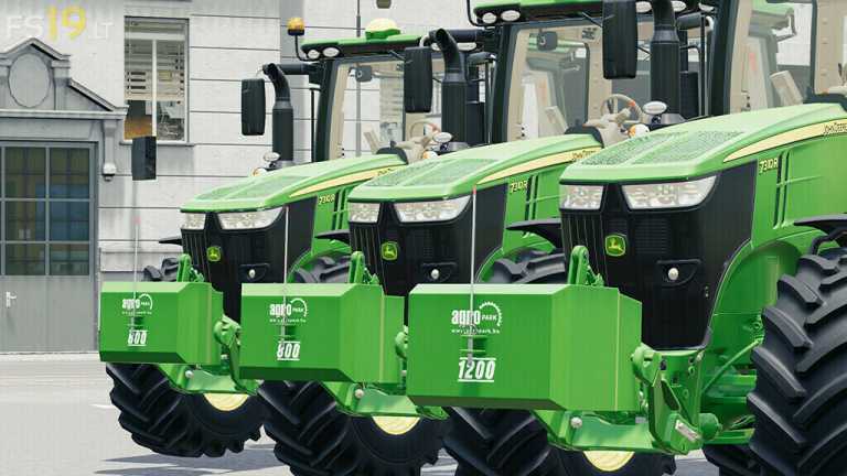 Agropark Weights Pack v 1.0.0.1 – FS19 mods / Farming Simulator 19 mods