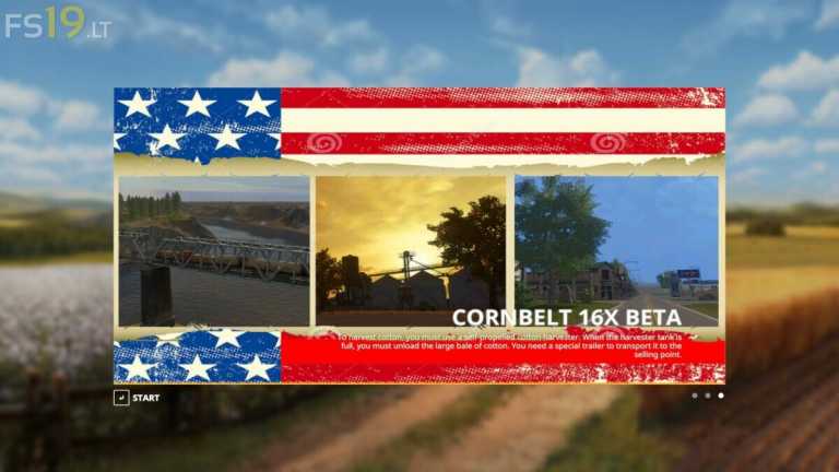 Cornbelt 16X Map v 0.9.2 – FS19 mods / Farming Simulator 19 mods