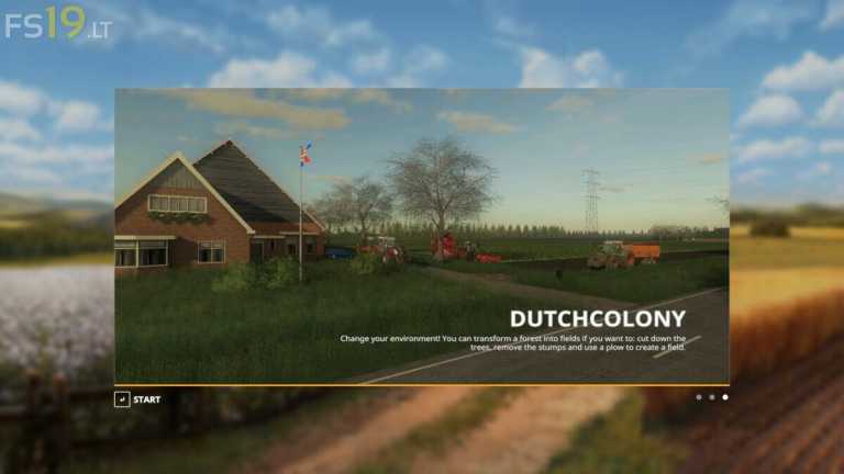 Dutchcolony Map v 1.2 – FS19 mods / Farming Simulator 19 mods