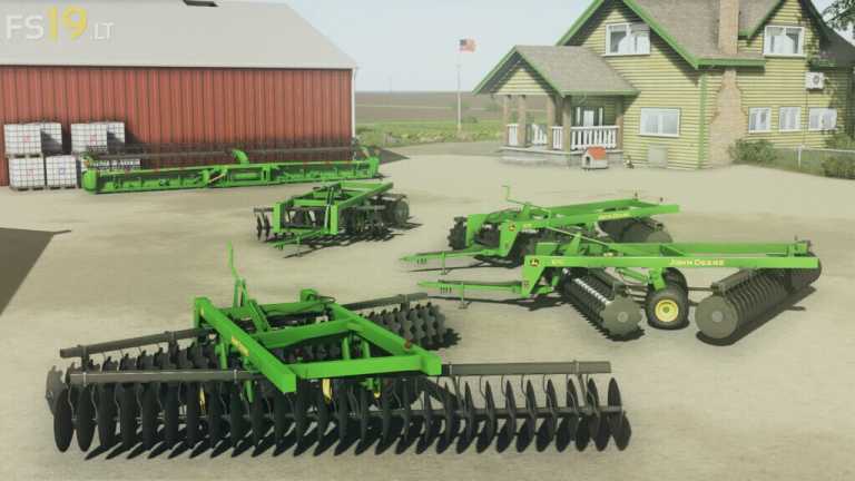 John Deere 670 Disc Pack v 1.0 – FS19 mods / Farming Simulator 19 mods