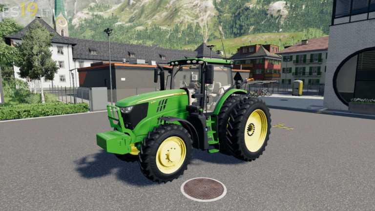 John Deere 6R US Series v 1.1 – FS19 mods / Farming Simulator 19 mods