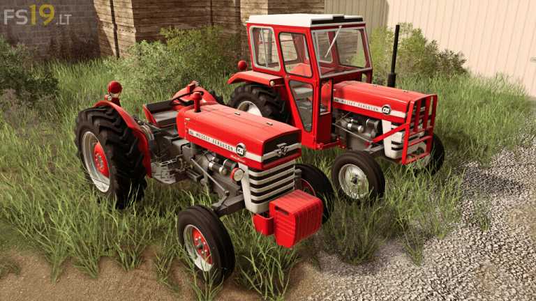 Massey Ferguson 100 and 200 3 Cylinder Series Pack v 1.1 – FS19 mods / Farming Simulator 19 mods