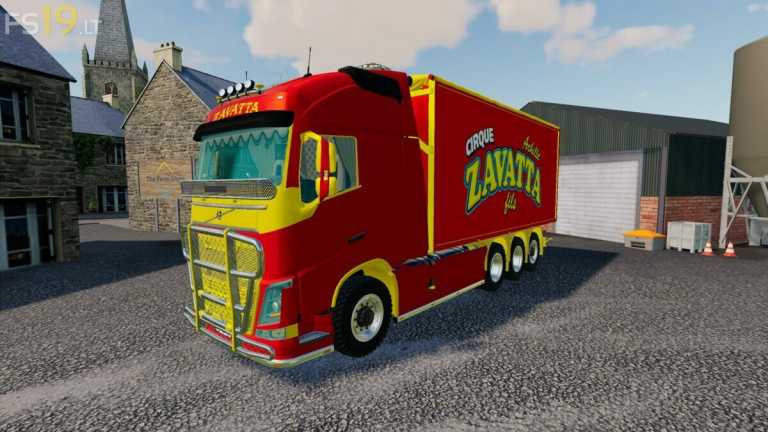 Volvo FH16 Cirque Zavatta v 1.0 – FS19 mods / Farming Simulator 19 mods