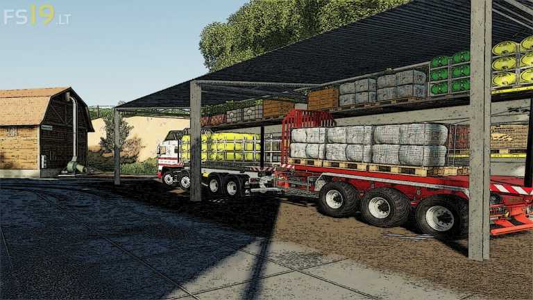 Warehouse of Products on Pallets v 1.0 – FS19 mods / Farming Simulator 19 mods