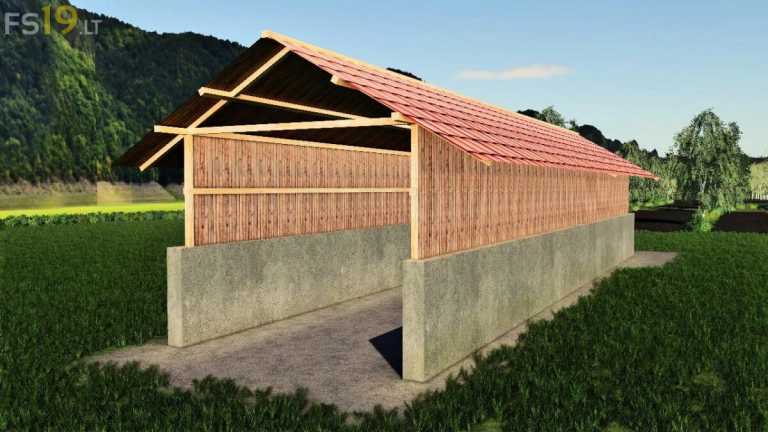 Long Covered Silo v 1.0 – FS19 mods / Farming Simulator 19 mods