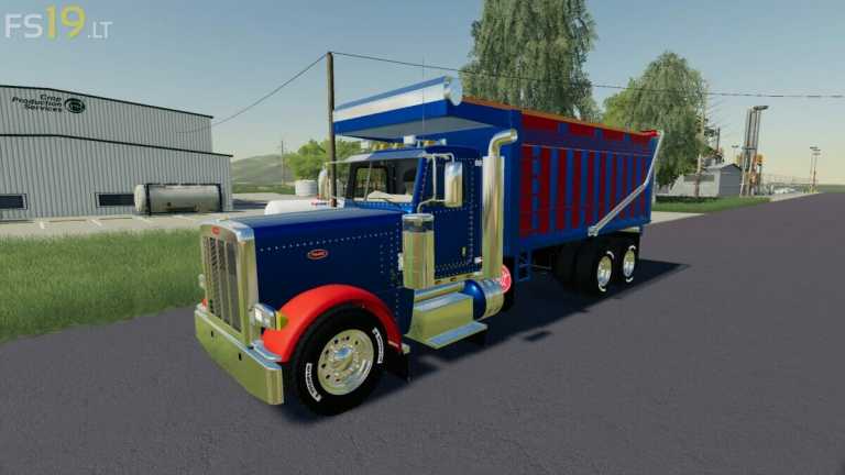 Peterbilt 379 Dump Truck v 1.0.0.2 – FS19 mods / Farming Simulator 19 mods