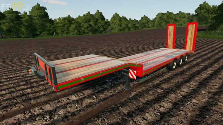 Schwarzmuller Low Loader Trailer v 1.0 – FS19 mods / Farming Simulator 19 mods