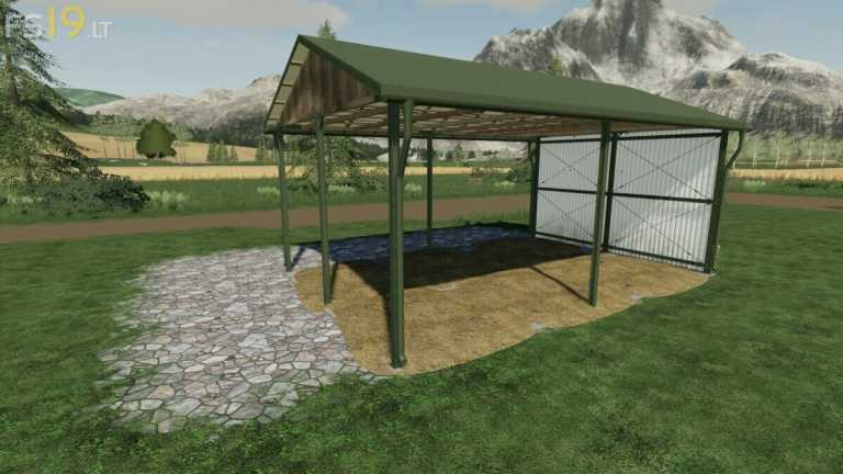 Shed for Bales v 1.1 – FS19 mods / Farming Simulator 19 mods