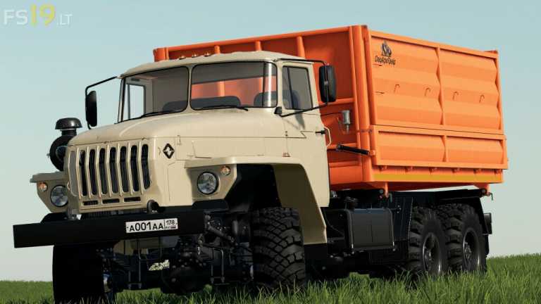 Ural 5557/4320-60 Farmer v 1.0.2.1 – FS19 mods / Farming Simulator 19 mods