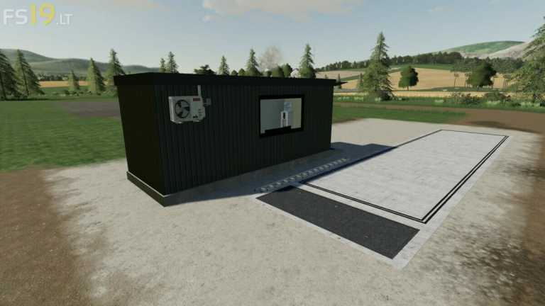 Weigh Bridge with Office v 1.0 – FS19 mods / Farming Simulator 19 mods
