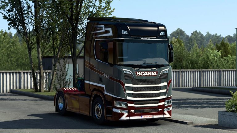 Noll&Fils SCANIA S580 PAINTJOB v1.0 ETS2