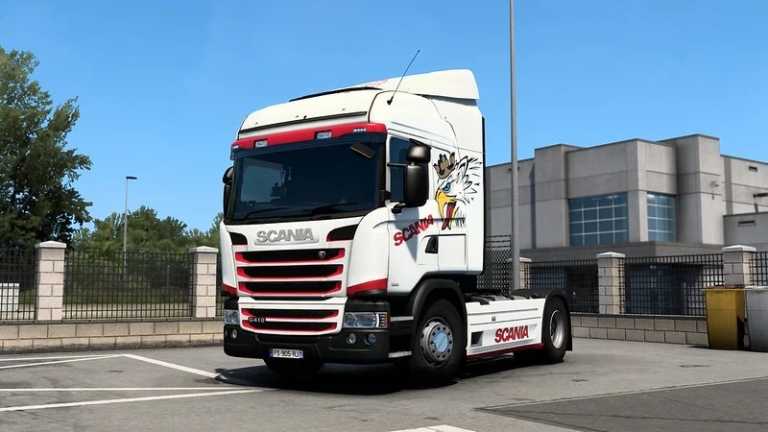 Paintable Griffin for Scania v2.0 ETS2