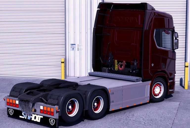 Scania Next Gen Custom Chassis with Chains 1.41 ETS2 | Euro Truck ...