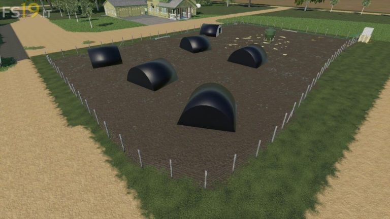 Pig Field with Pig Sty v 1.0