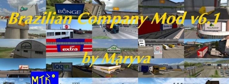 Brazilian Companies and Trailers Mod v6.1 1.41.x ETS2