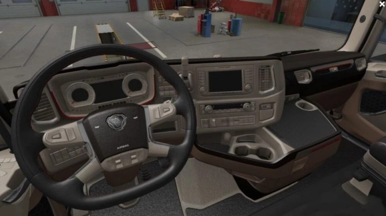 Scania S & R Beige Interior 1.41.x ETS2