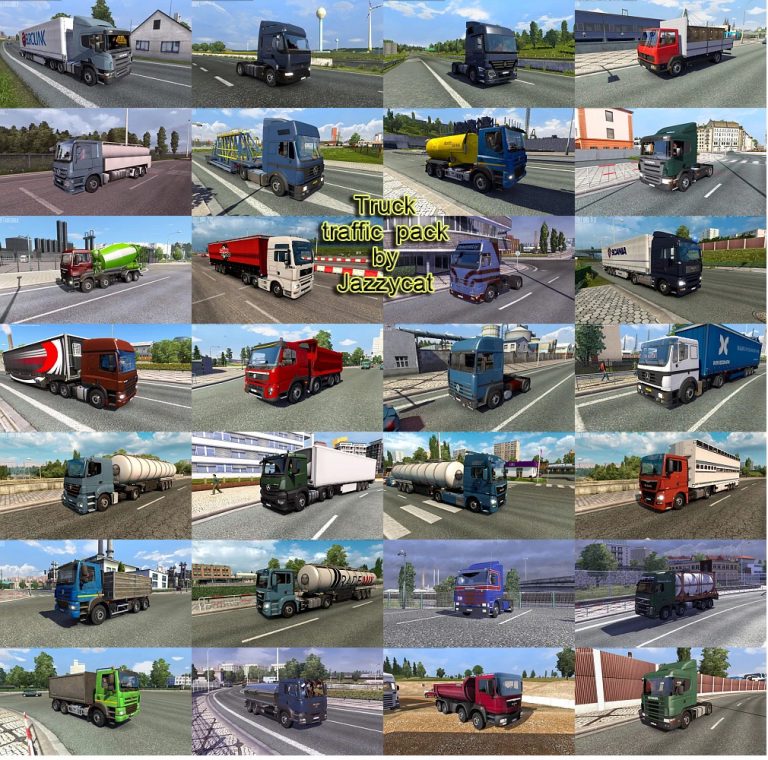 Truck Traffic Pack by Jazzycat v5.7 ETS2