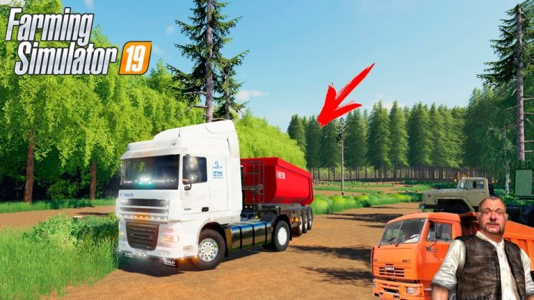 НОВЫЙ ДАФ БОЛЬШЕГРУЗА 40RUS. ЗАНИМАЕМСЯ ЛЕСОМ В FARMING 19