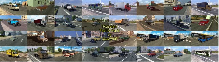 Russian Traffic Pack by Jazzycat v3.7.1 ETS2