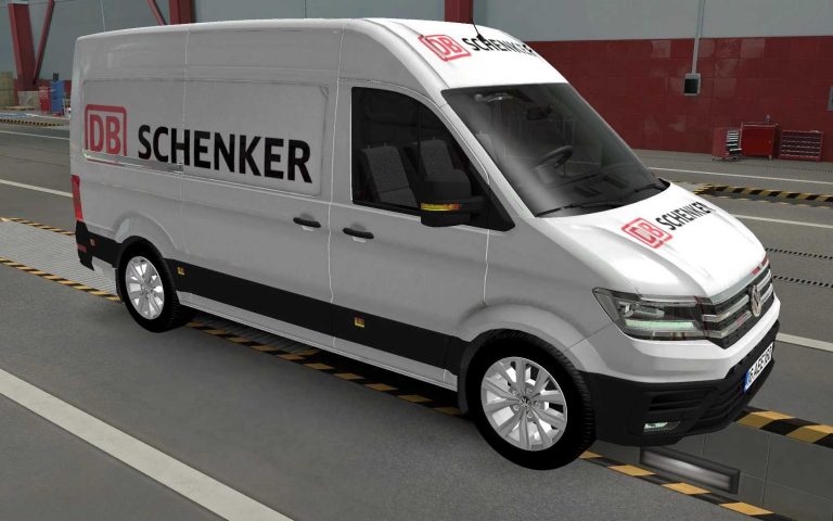 SKIN VOLKSWAGEN CRAFTER ETS2 AND ATS DB SCHENKER 1.43 ETS2